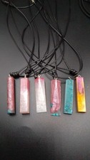 Handmade Resin Tube Necklace