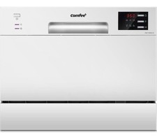 KWH-TD602E-W Compact Dishwasher 6.5L with LED Display