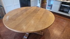 Large Round Wooden Table