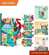 Dinosaur Tails 3D Sensory Cloth Book - Perfect Gift for Babies 0-12