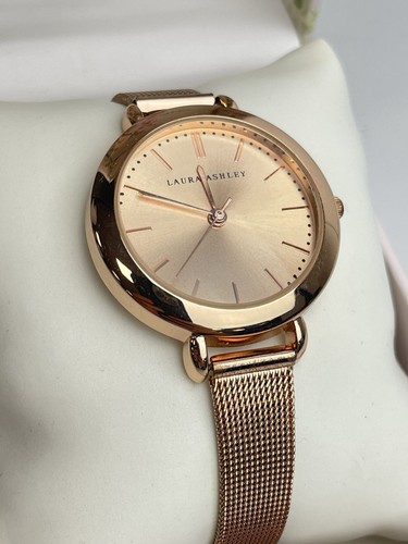 Laura ashley watch rose gold - ashley,