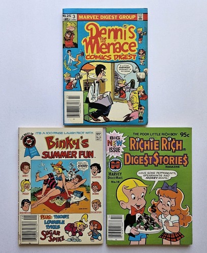 Lot comics digests richie - of,