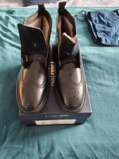 Loake 1880 black boots - black, 'wolf'
