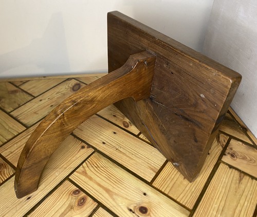 Vintage wooden wall sconce - wooden,
