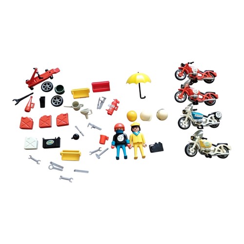 Vintage playmobil motorcycle - playmobil,