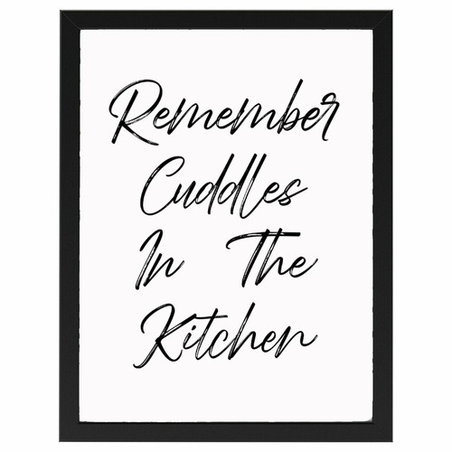 Cuddles the kitchen mardy - in,
