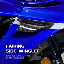 For Yamaha YZF R1 R1M R7 R6 Motorcycle Fairing wing spoilers carbon fiber