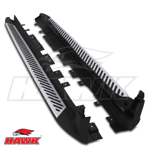 Black side step aluminium - black,