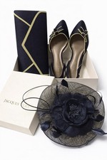 Jacques Vert Navy Shantung