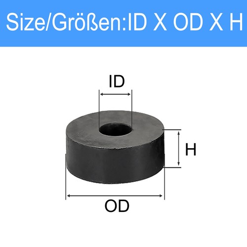 Round rubber spacer - spacer, anti