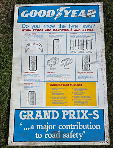 Genuine vintage goodyear grand - vintage,