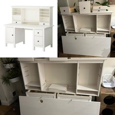 Ikea Hemnes Desk - White Wood