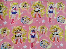 Sailor Moon Anime Manga Fabric