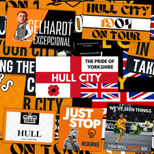 Hull Inspired FAN Football ULTRA Stickers X50