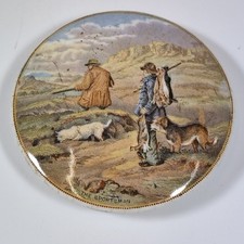 Antique Prattware Pot Lid "The