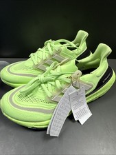 ADIDAS ULTRABOOST LIGHT RUNNING SHOES - GREEN/GREY - UK 7.5