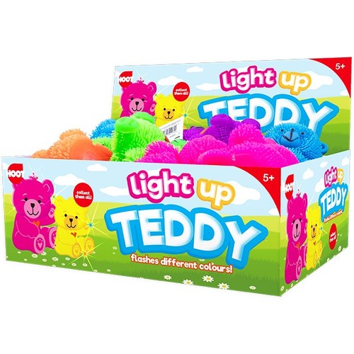 Light puffer teddy - light, bear
