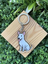 Bull terrier dog acrylic - bull,