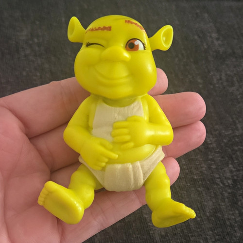 Mcdonalds shrek green plastic - shrek,