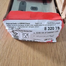 Legrand Socket 1G BS 13A 250V SP Switched + USB