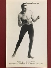 EARLY BRITISH BOXING POSTCARD
