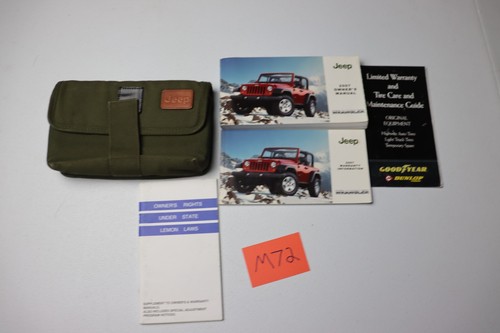 2007 jeep wrangler - wrangler, owner's