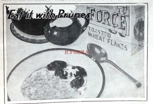 Force breakfast cereal 1925 - breakfast,
