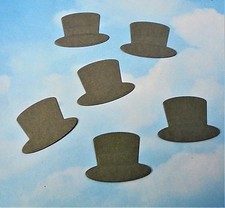 Die Cut cuts Top Hat x 6
