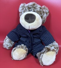 Bear Factory - Teddy Bear - Multi-Brown - With Pinstripe Suit Outfit