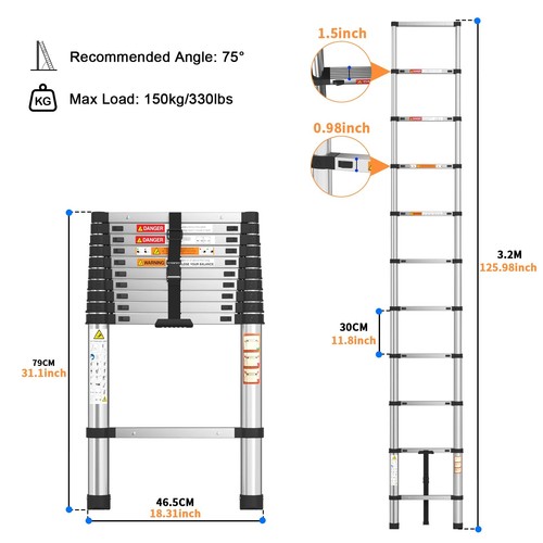 Multibao telescopic - multibao, 3.2m