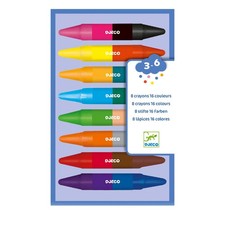 Wax Crayons 8 Pack Double