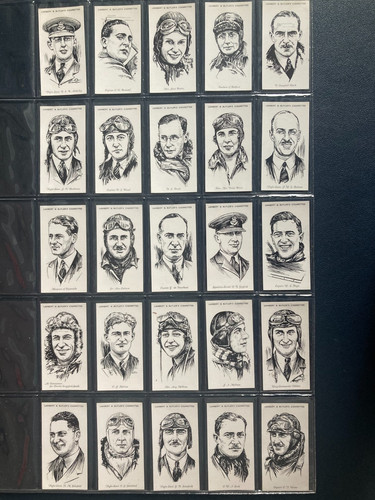 Cigarette cards famous - cards,
