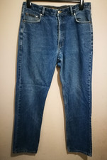 Hugo Boss Jeans Mens W34 L34 Alabama Blue Denim Regular Straight Comfort