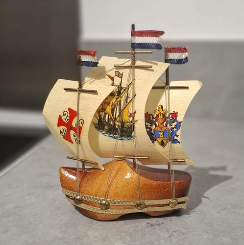 Wooden sailing ship model - ship,