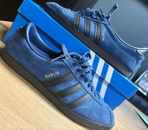 Adidas dublin blue suede - adidas,