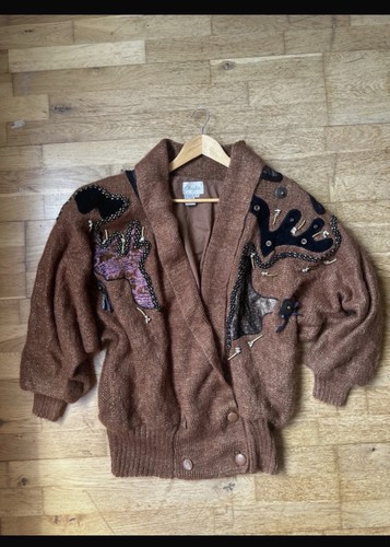Vtg christine bronze - bronze, mohair
