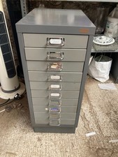 Drawer filing cabinet grey - 10,