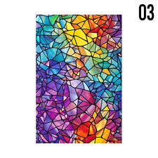 Church Stained Glass Film Frosted Window Sticker Bathroom Office Back Adhesive
