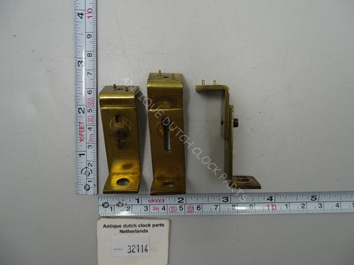 Brass clockwork brackets - brackets, for