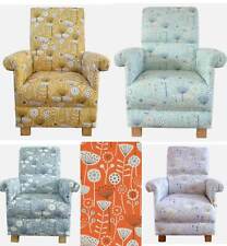 Adult Chair Armchair Fryetts Bergen Floral Fabric Flowers Accent Pretty Bedroom