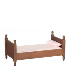 Dolls House Single Bed Pink