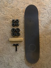 8.5" skate deck + spitfire cheapshot bearings + 60mm cloud black wheels + 53mm