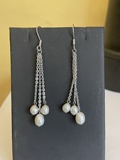 Three seed pearl dangle - three,