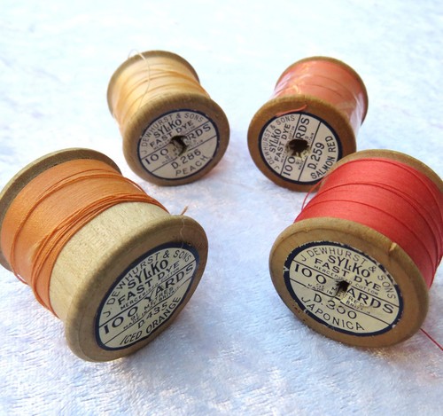 Sylko wooden cotton reels - 4,