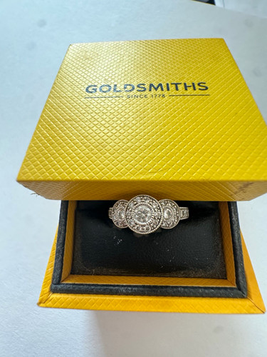 Goldsmiths 9ct white gold - goldsmiths,