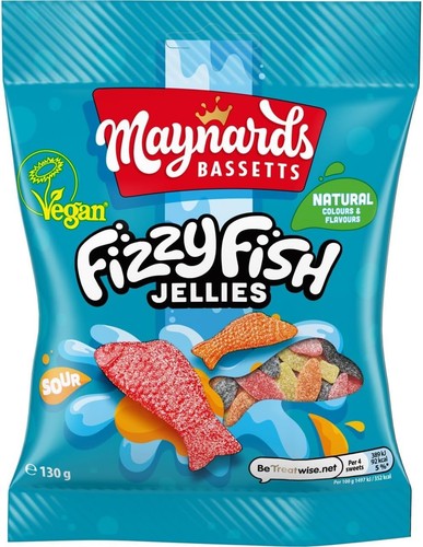 Maynards bassetts fizzy fish - bassetts,