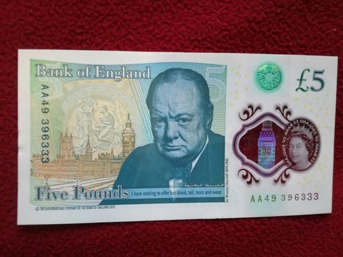 Aa49 note low - £5,