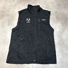 Patagonia Better Sweater Fleece Vest Mens Small Full Zip Hiking Gilet, Black