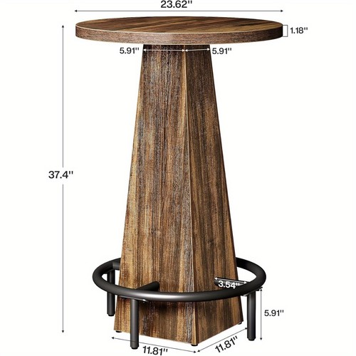 1pc round pub table suitable - pub,