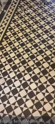 Minton triangle floor tiles - minton,